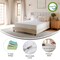 Merrick Lane Cielo Memory Foam Mattress in a Box with 3 Layers, Washable Cover, Green Tea-Infused Foam, Cooling Gel, and CertiPUR-US Certified Foam